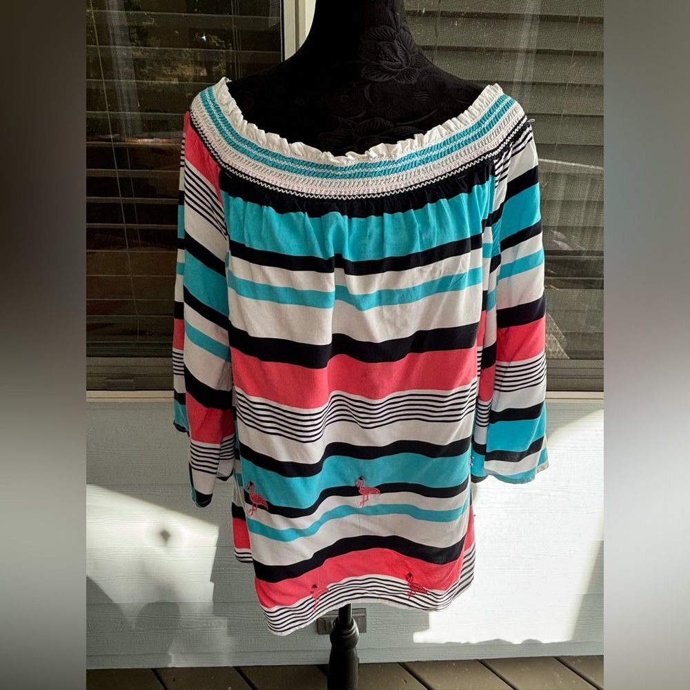 XL Crown and Ivy Stripe Top